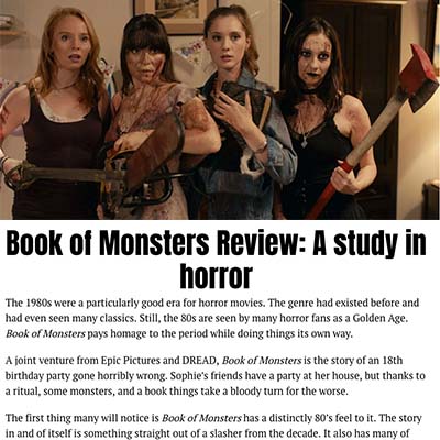 Book of Monsters Review: A study in horror